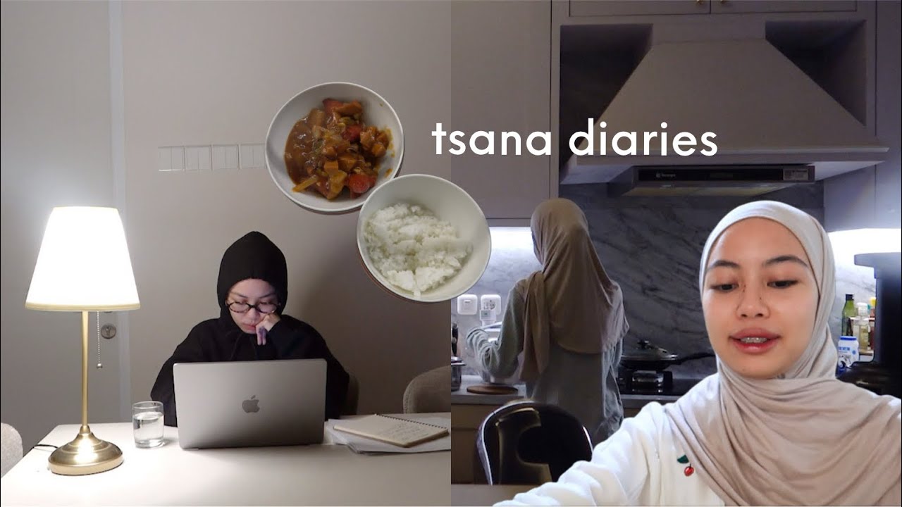 Tsana Diaries | sahur, buka puasa, working, what's inside my bag