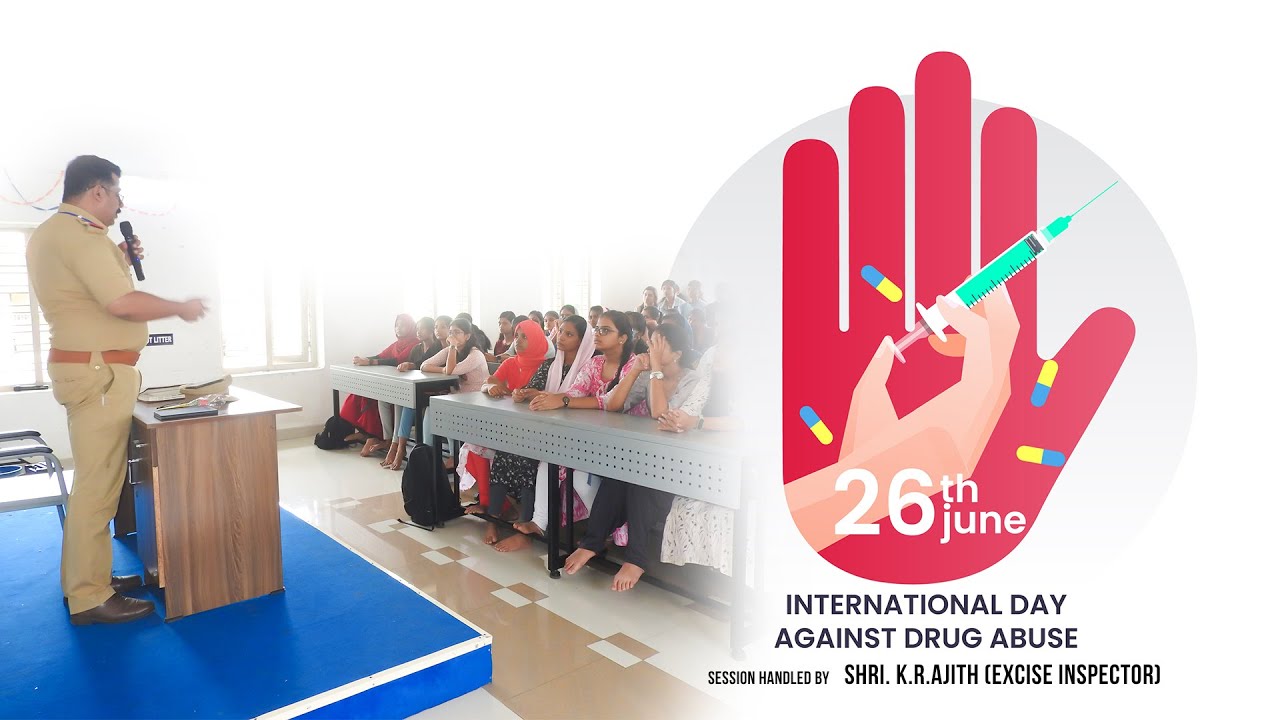A session on Anti-Narcotic Awareness |  By Shri.K.R.Ajith, Excise Inspector