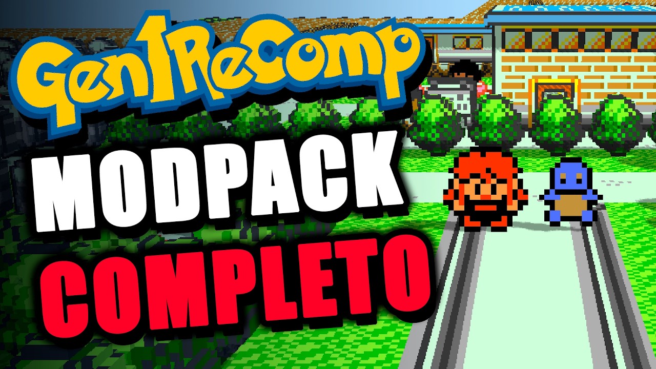 Pok&eacute;mon Gen 1 Recomp - MODPACK COMPLETO (Instala&ccedil;&atilde;o F&Aacute;CIL)