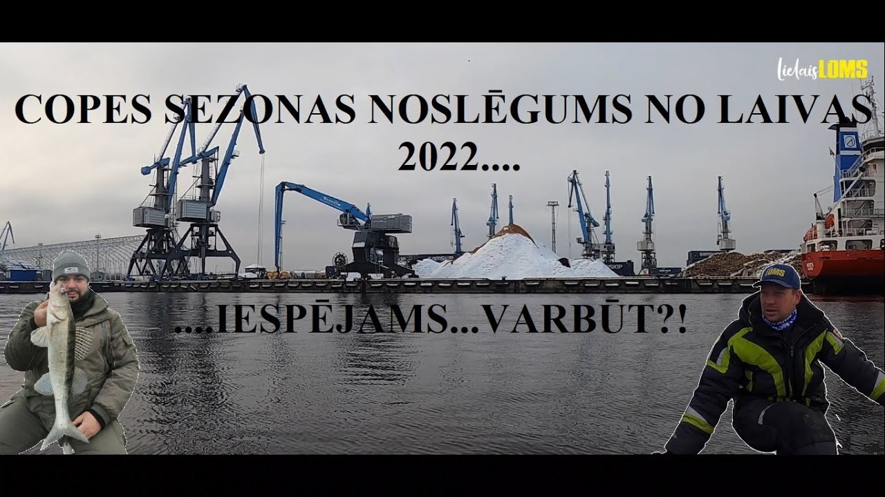 Piedzīvojums. Copes sezonas noslēgums no laivas. Drop&scaron;ota copes nianses