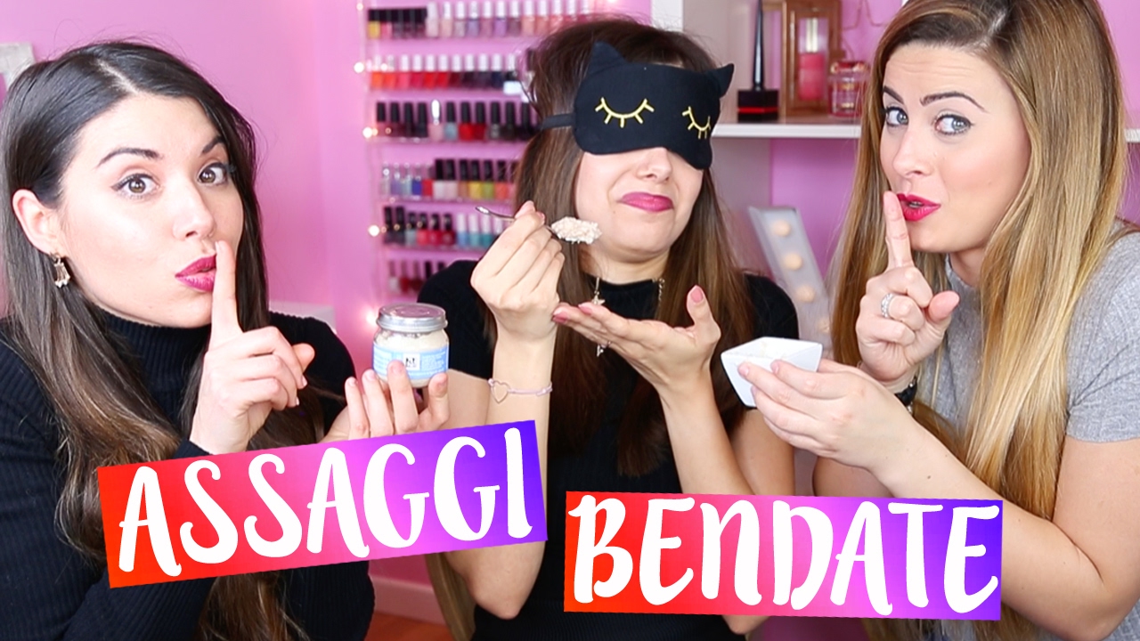 BLINDFOLD CHALLENGE! SFIDA BENDATA! MA COS'È? ft. AdrianaSpink e IlariaRodella!! | Vanessa Ziletti♡