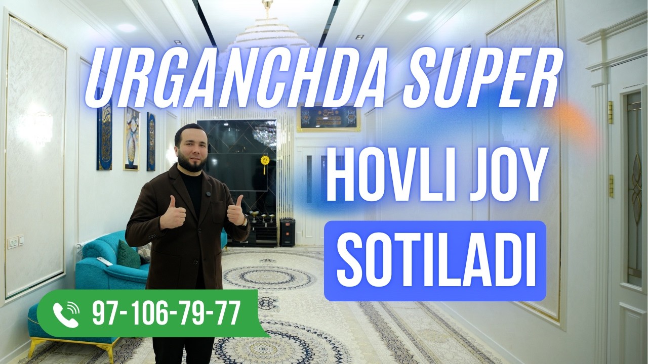 URGANCHDA SUPER HOVLI SOTILADI
