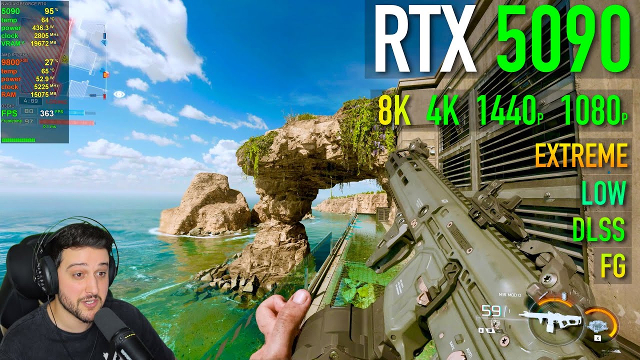 RTX 5090 &mdash; Call Of Duty: Black Ops 7 (бета)