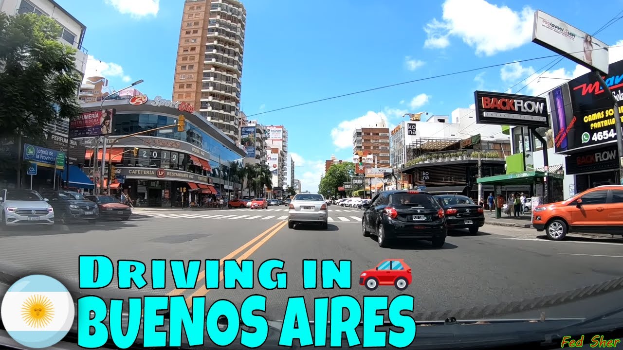 Driving in Buenos Aires (from Ramos Mejía to San Justo)