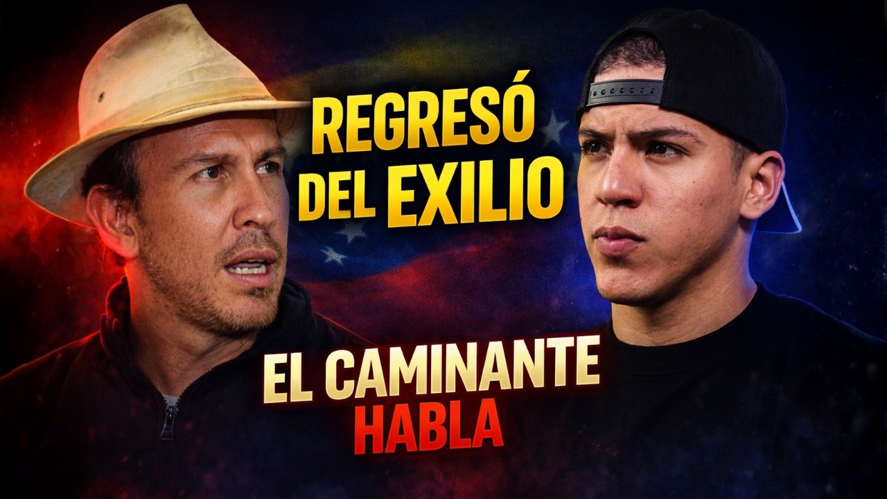REGRESÓ DEL EXILIO: Carlos Lozano “El Caminante” revela TODO sobre su regreso a Venezuela