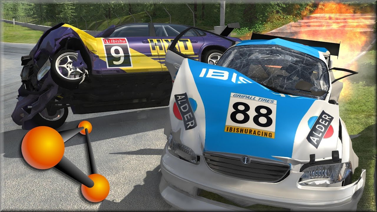 BeamNG Drive Rally Racing Crashes and Fails #6 - Insanegaz