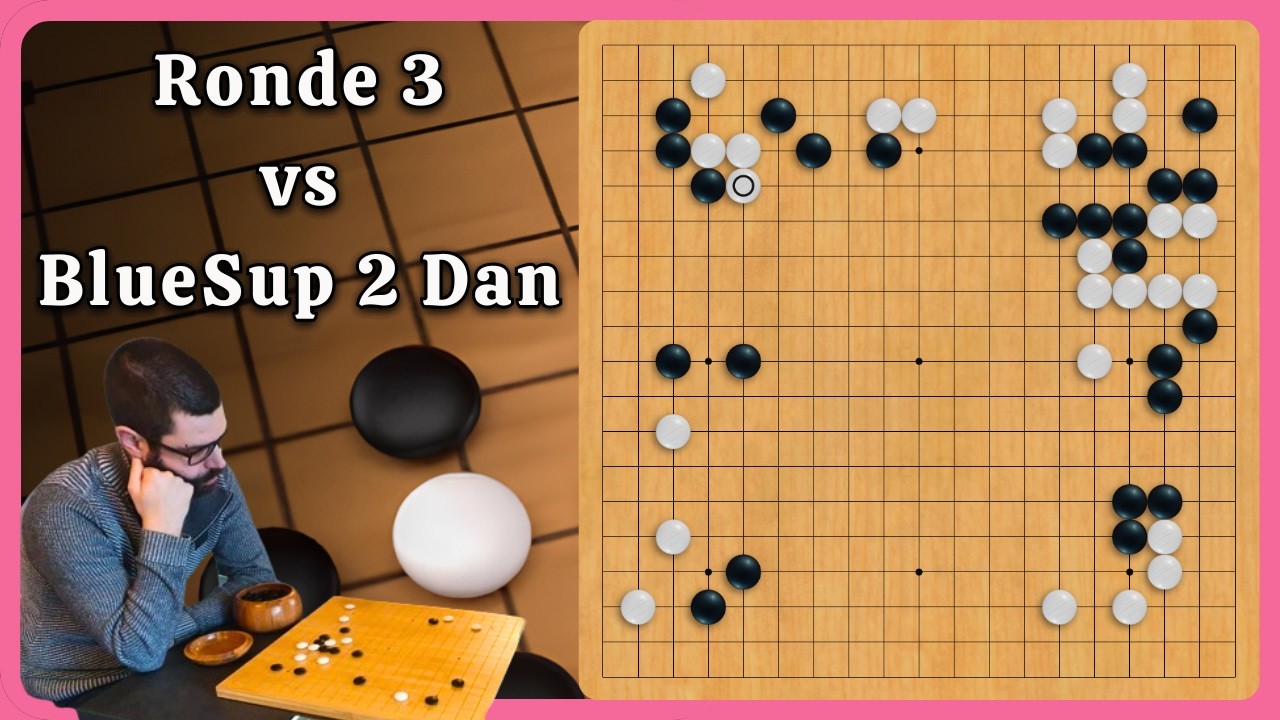 Tournoi de la Confiance : Ronde 3 vs 2 Dan | Jeu de Go