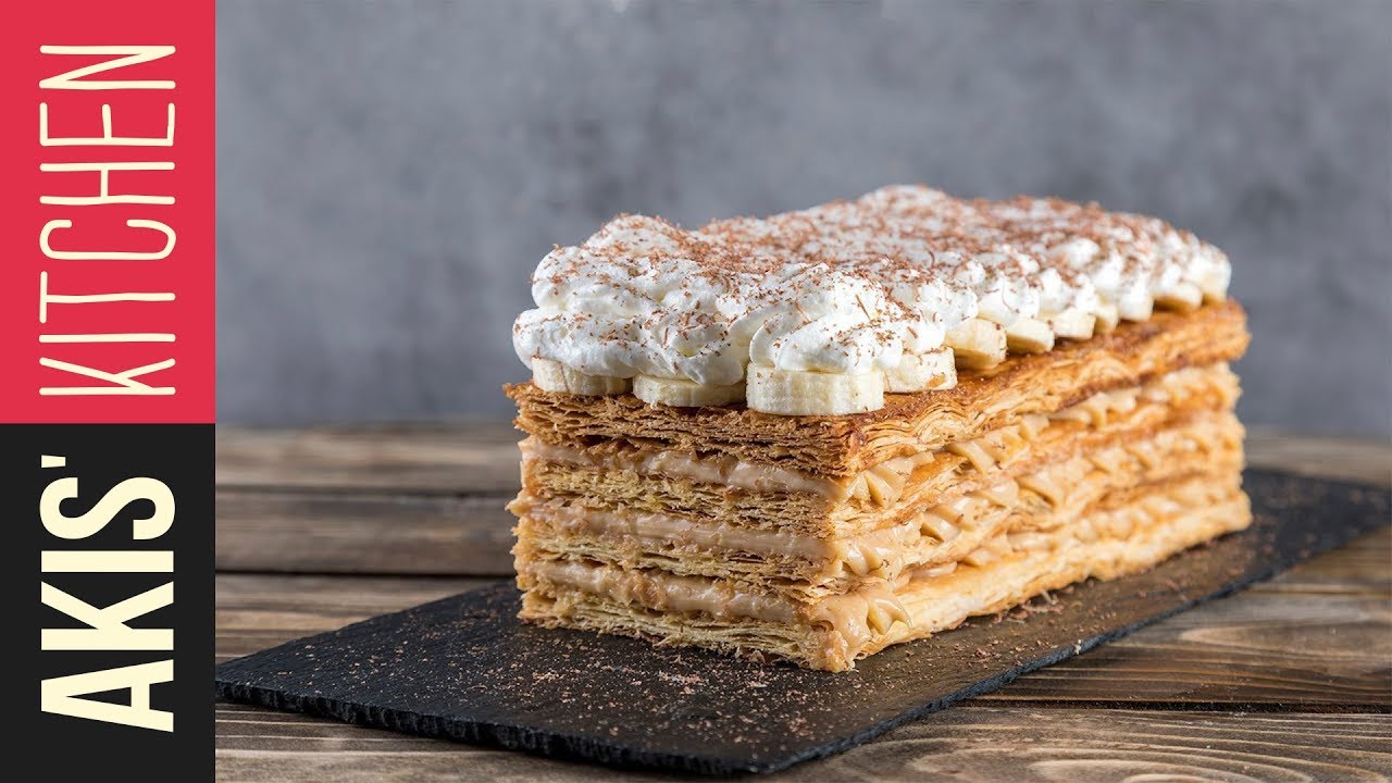 Banoffee mille feuille | Akis Petretzikis