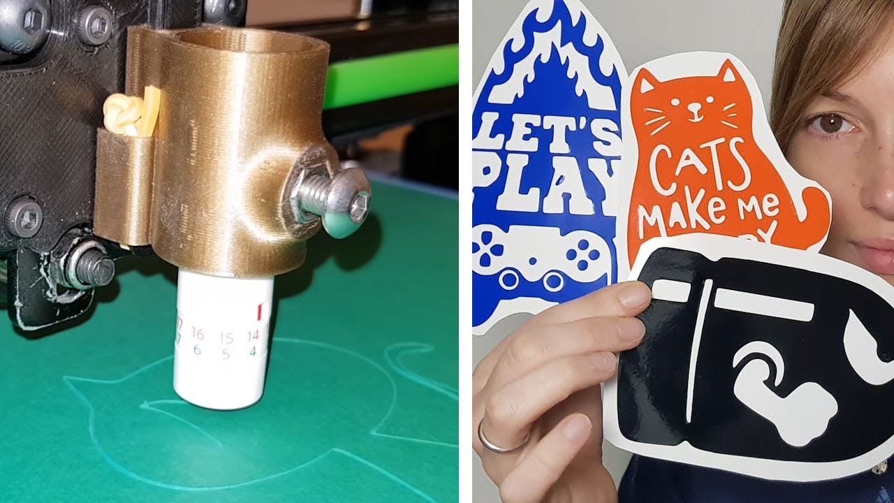 Transformer une imprimante 3D en découpeuse vinyle !