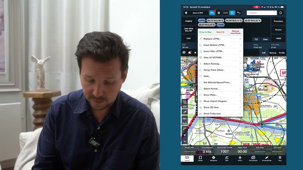 Transférer une route d'un ordinateur vers l'iPad - ForeFlight X Helistocracy