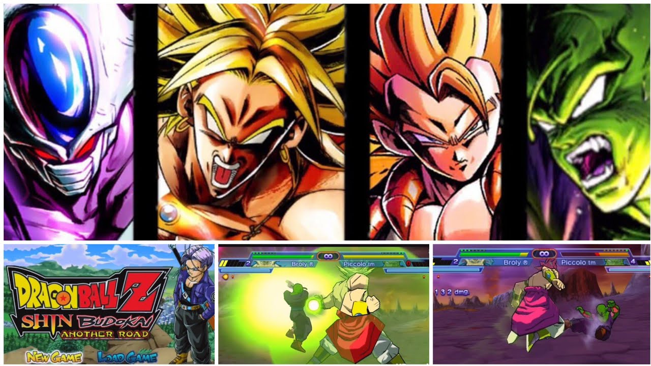 | BROLY ( LEGENDARY SUPER SAIYAN) | VS |  PICCOLO | DRAGON BALL Z SHIN BUDOKAI ANOTHER ROAD | PSP |