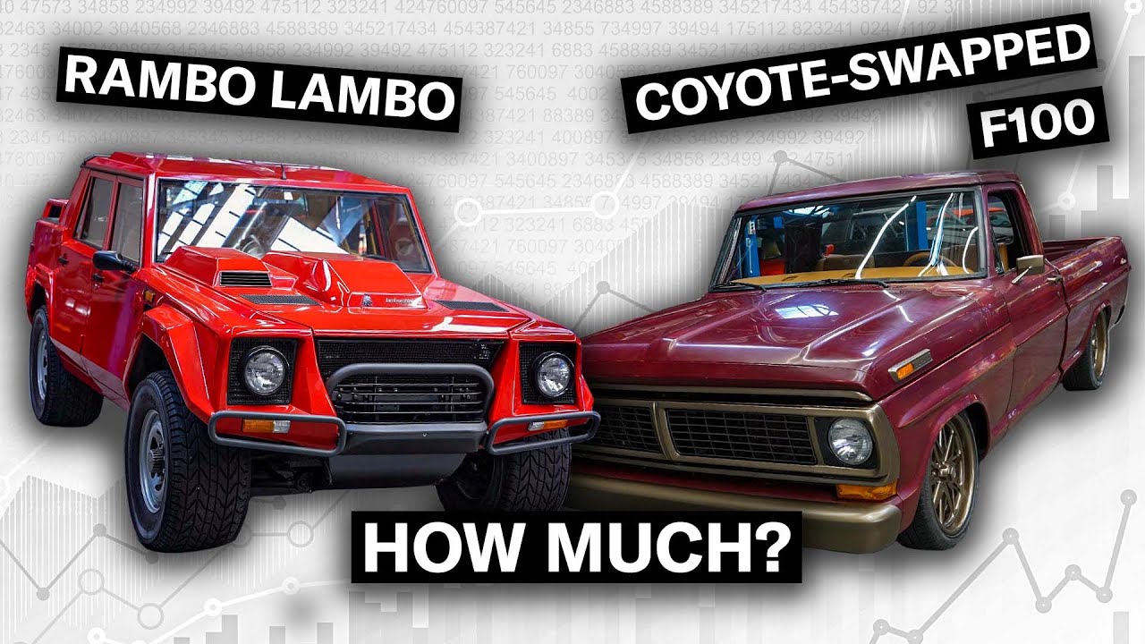 1970 Coyote-swapped Ford F100 and a 1988 Lamborghini LM002 – The Appraiser – Ep. 1