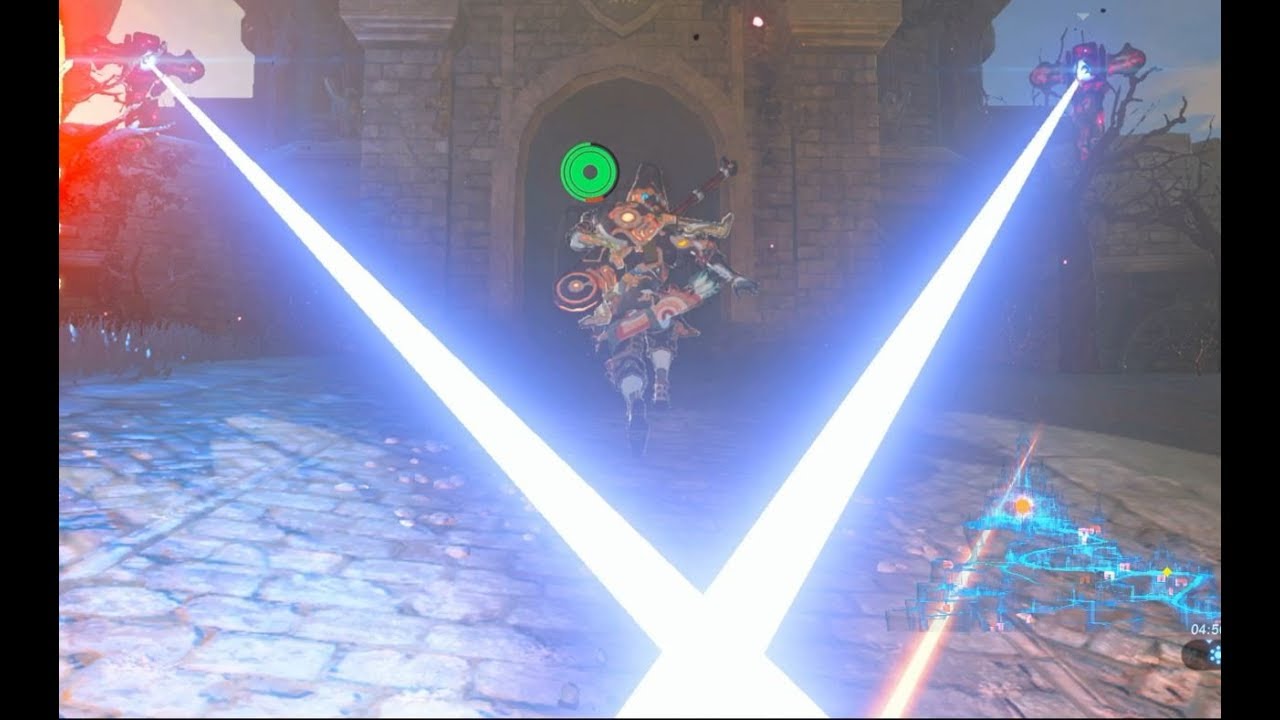 Link vs Wächter - Antik vs Antik - SCHLOSS HYRULE WIRD GESTÜRMT - Zelda Breath of the Wild