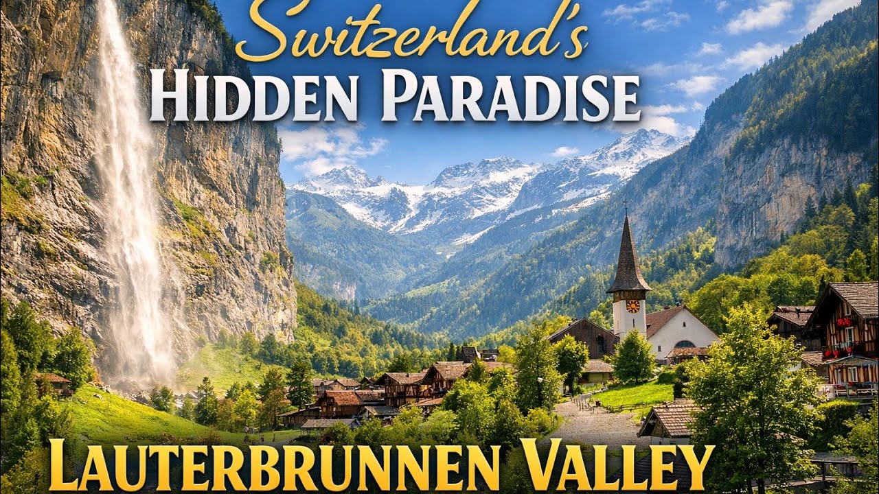Lauterbrunnen Valley 🇨🇭 | Switzerland’s Most Peaceful Alpine Village 