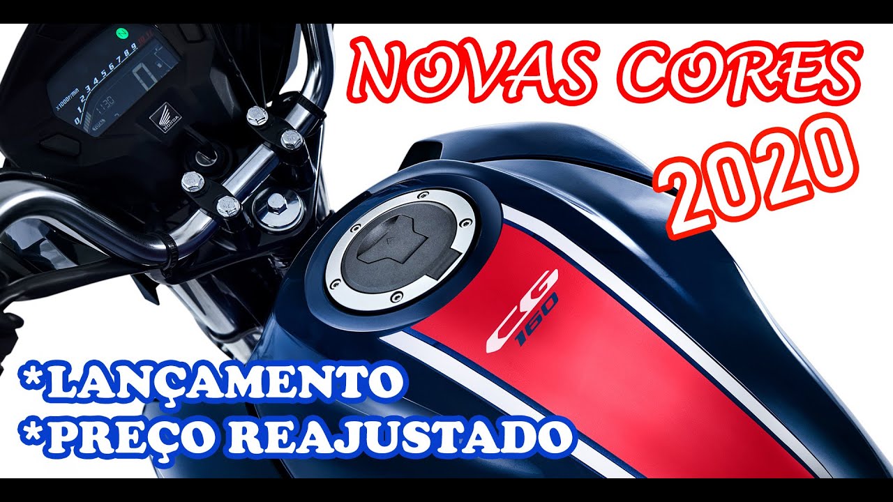 NOVA HONDA TITAN, FAN E START 160 2020 Novas cores e Preços [LANÇAMENTO]
