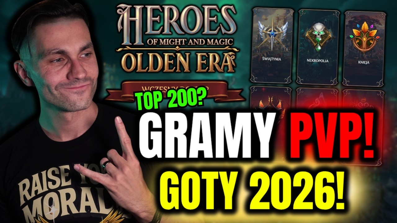 Moja Gra Roku (1000H)🔥Wbijemy dzisiaj top 200?! Single Hero PvP - Olden Era LIVE | !HOLY