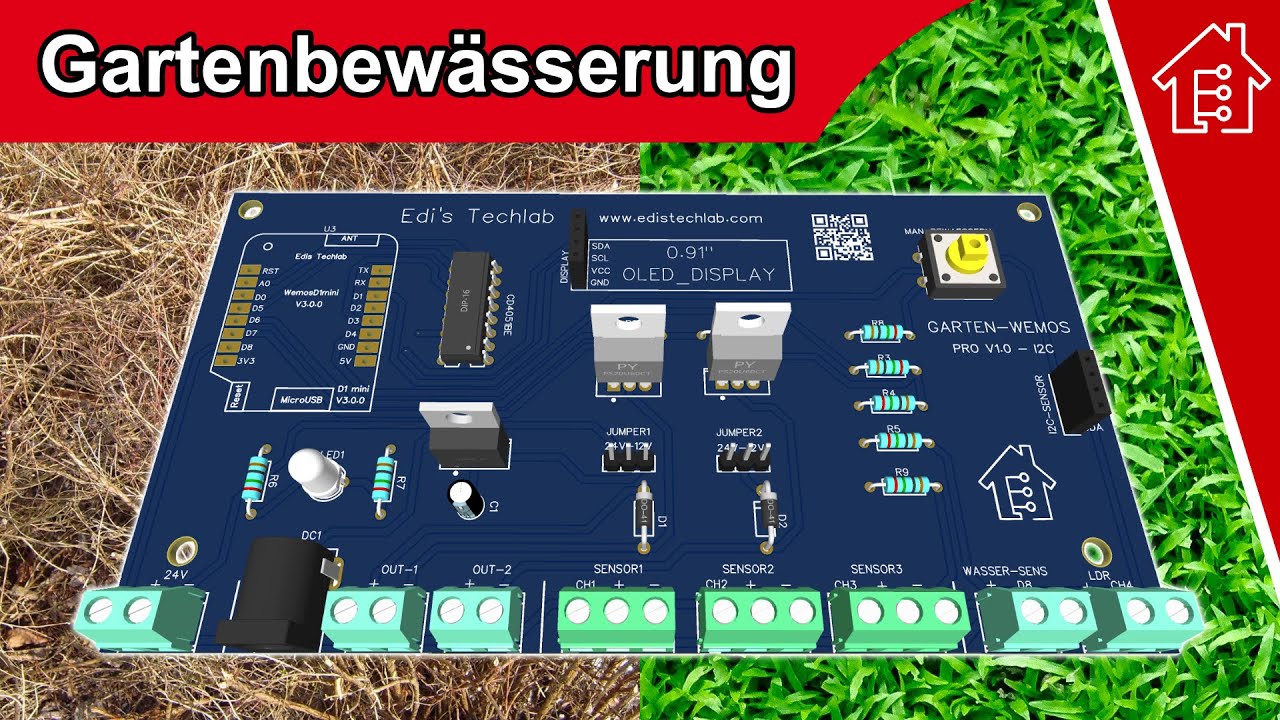 Garten Wemos PRO | #EdisTechlab