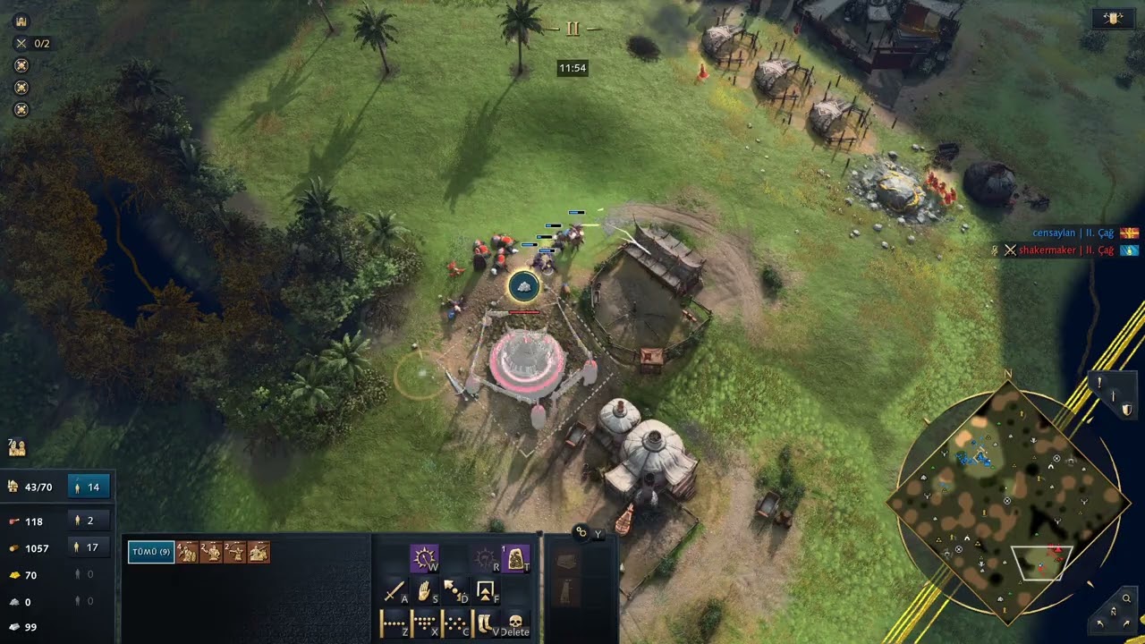 S12E035 Platin 1v1 Sıralı Oyun #aoe4 - MAKEDON vs Moğol - Mangudaylar çok acımasız. Nasıl ölürler?