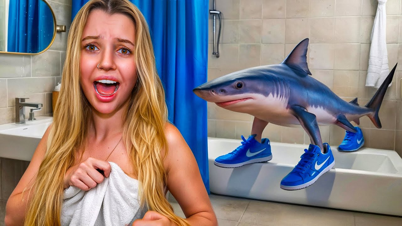 ZOSTAŁAM ZAATAKOWANA przez TRALALERO TRALALA! 🦈🔪