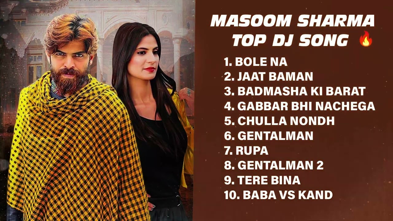 Masoom Sharma Banned Songs 2025 | Top 10 Hit Song | Latest Haryanvi Song | New Haryanvi Song