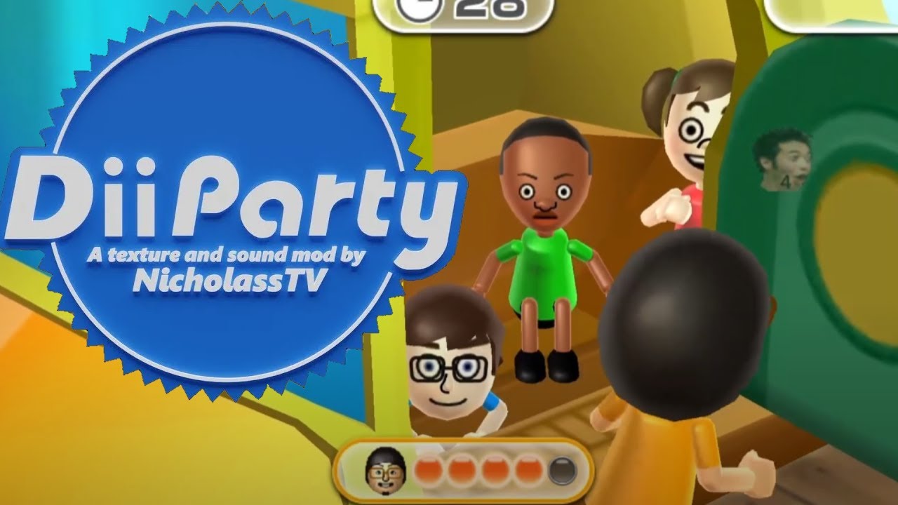 Modded Wii Party is crazy.. (Dii Party)