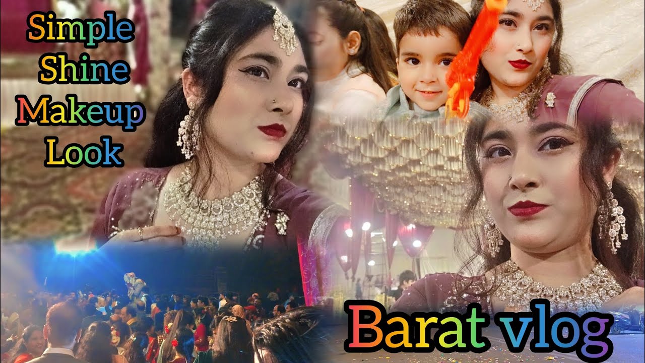 Barat at mahaveer vatika #baratvlog #vloggerzoya #weddingvlog #daryaganj #makeup #bride #familyvlog 