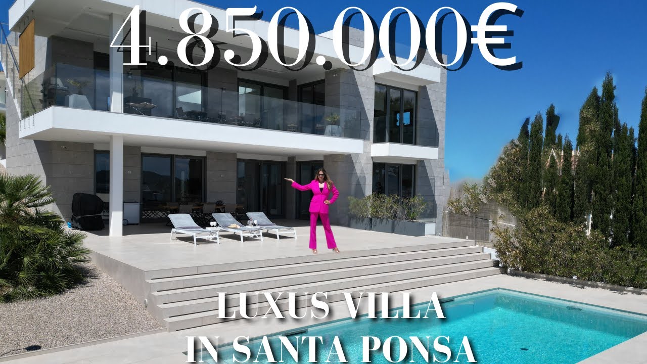 Exklusive Luxusvilla in Santa Ponsa – Traumhafte Immobilie mit Pool - sold