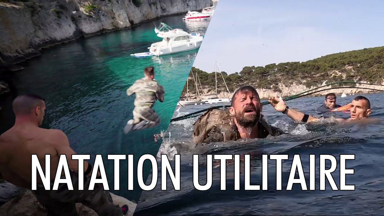 Natation utilitaire avec le major Gérald