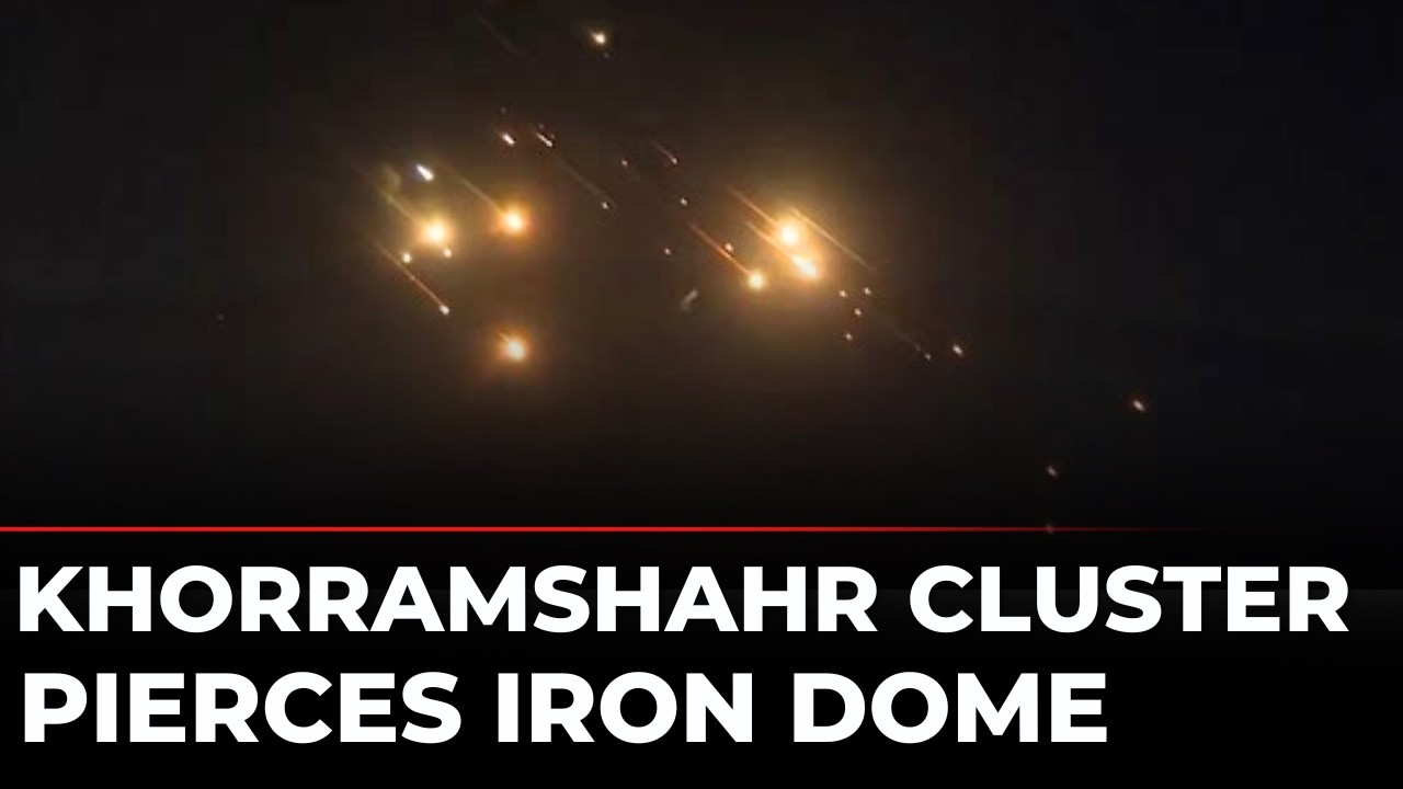 Iran Unleashes Khorramshahr Cluster Missiles Over Tel Aviv, Iron Dome Pierced In Shock Attack | War