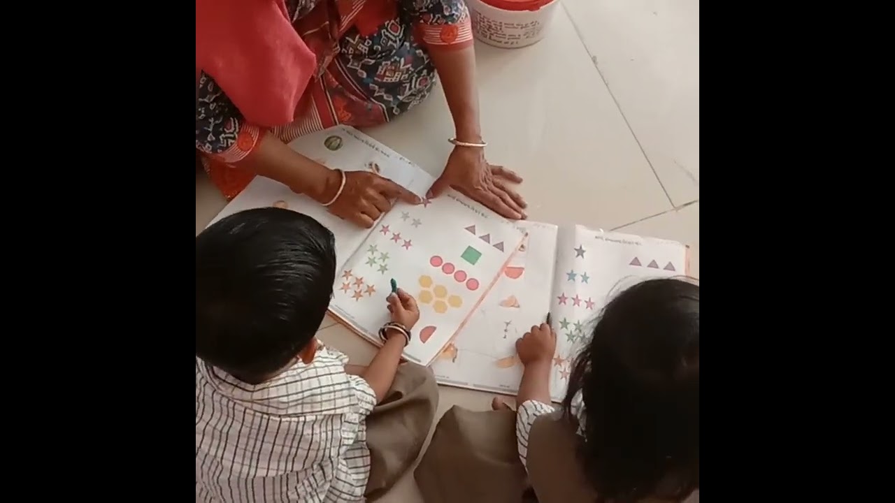 રમત ગમત ભાગ એક બે યોગ્ય જોડકા જોડ પ્રવૃત્તિ કરાવેલ