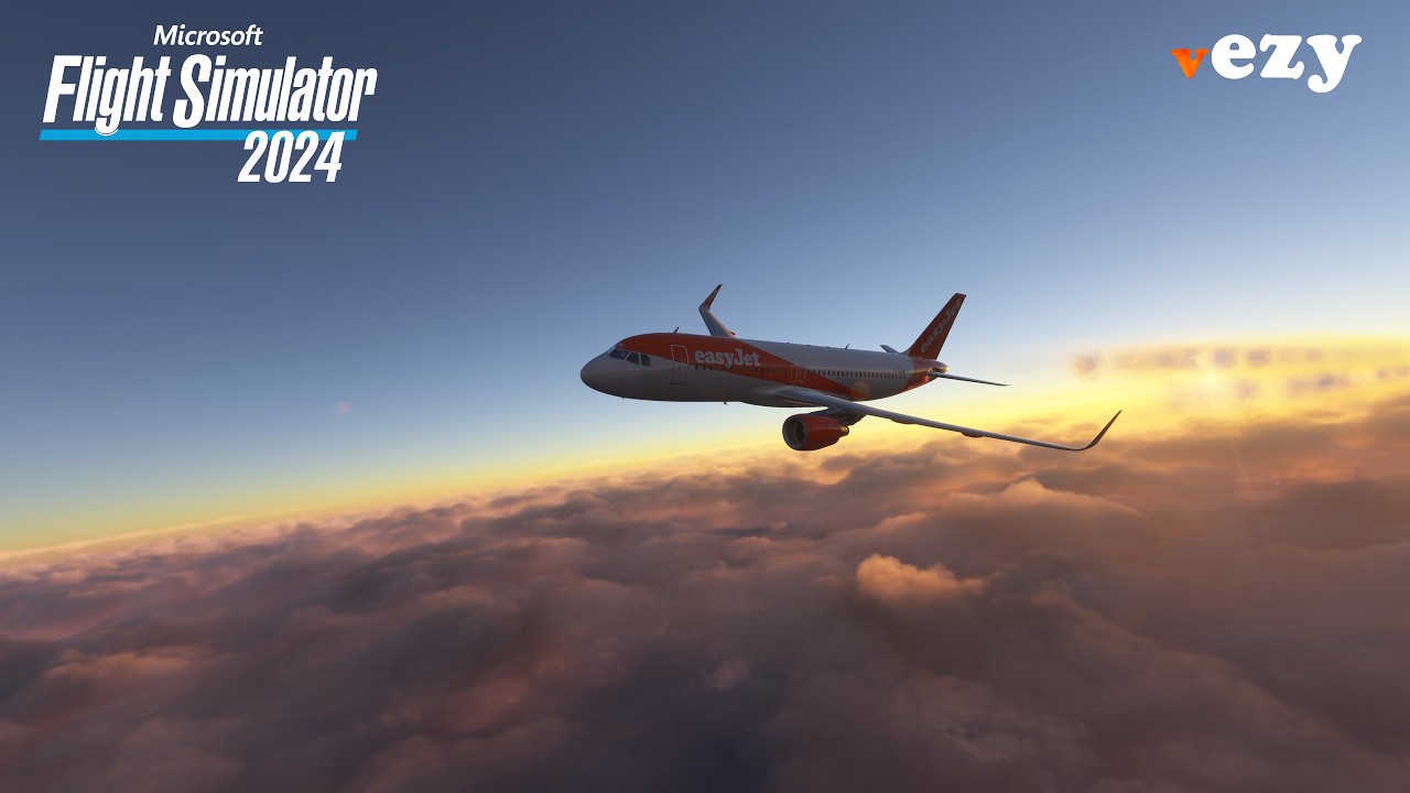 [FR] Easyjet virtuel ( Akureyri-Londres ) BIAR-EGKK [ FENIX A320 ] MSFS 2024