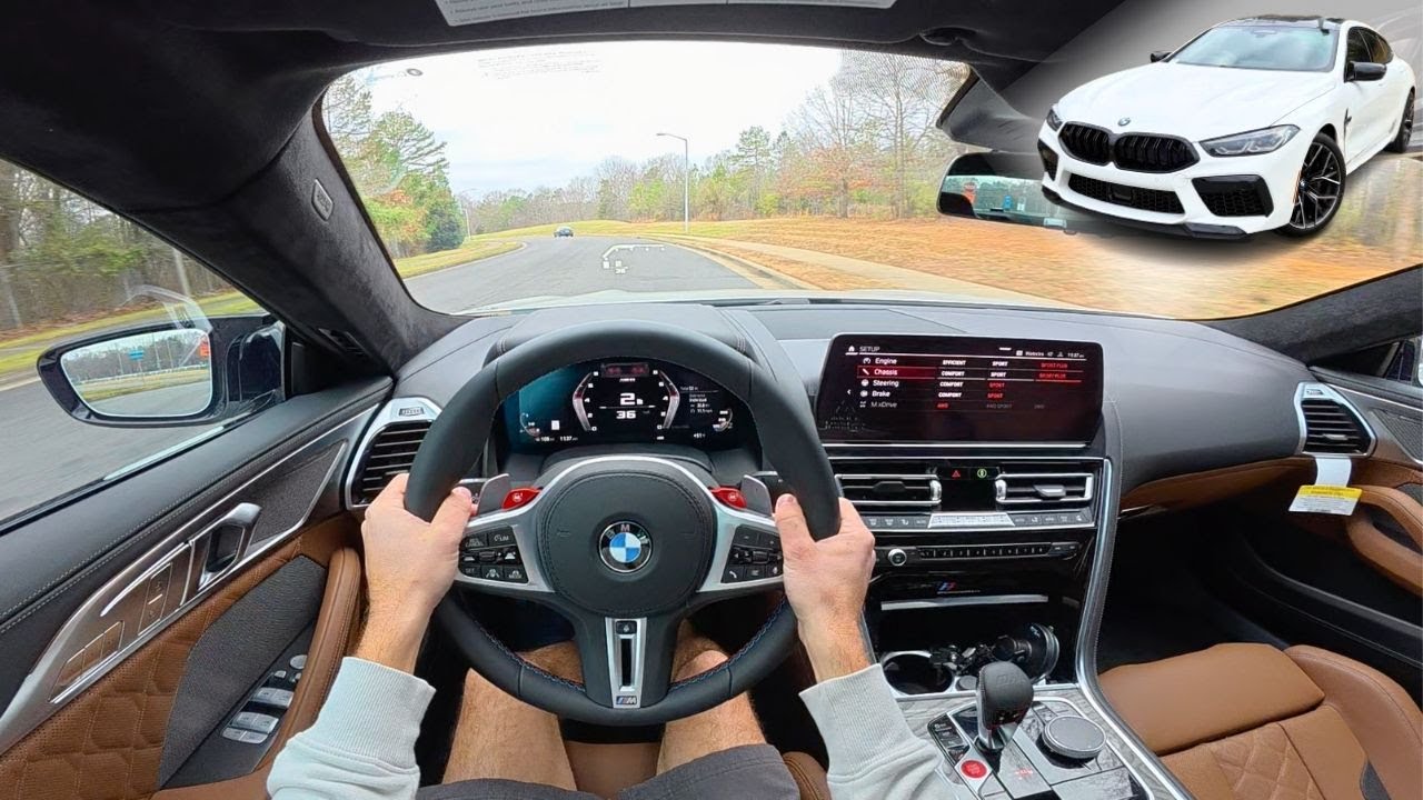 2026 BMW M8 Competition Gran Coupe: POV Drive, Walkaround and ASMR