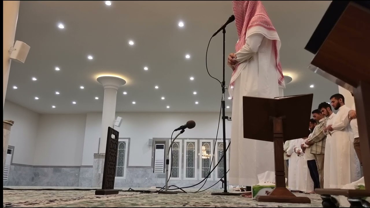 عشائيةالبارحه للقارئ علي النجيدي  من سورة ال عمران والحشر