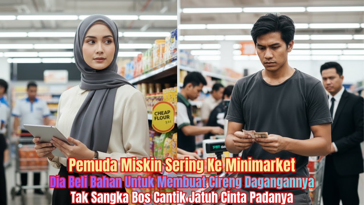 Pemuda Miskin Sering Ke Minimarket Tak Sangka Bos Cantik Melihat Dan Jatuh Cinta Padanya