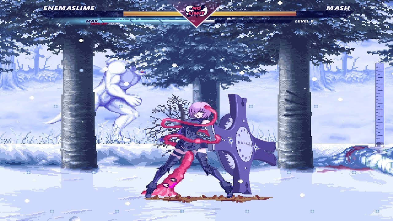 Mash Kyrielight vs Enema Slime | Mugen Fighting Games