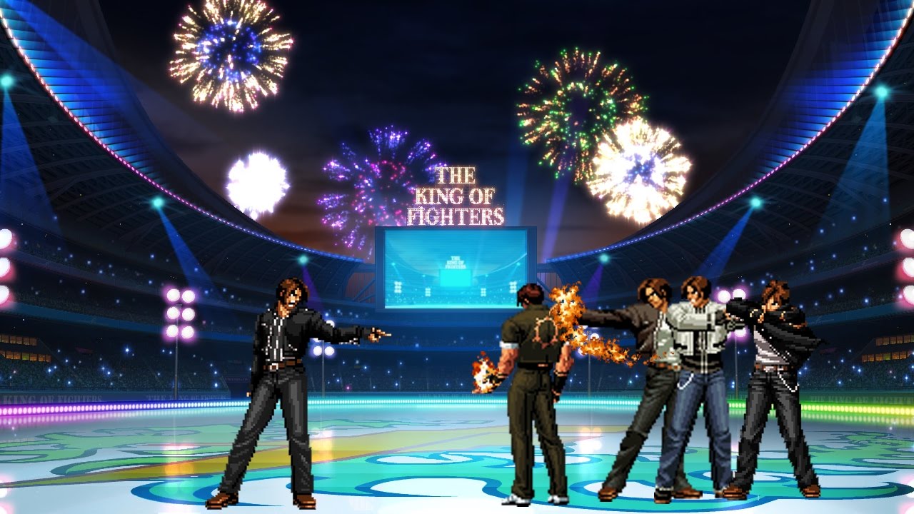 Mugen - 4 versus 1 - Kyo (Glasses) vs. Classic Kyo, NESTS Kyo, Wing Kyo, XIII Kyo - 草薙京 vs. 京隊
