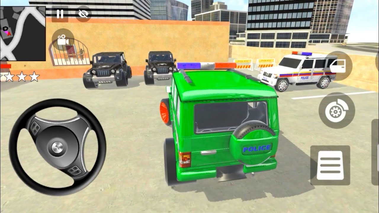 Franklin order by 2️⃣ Modify Thar 💥 in Police 🚓 Station in Indian 🇮🇳 bike Theft Auto Simulator 🎮