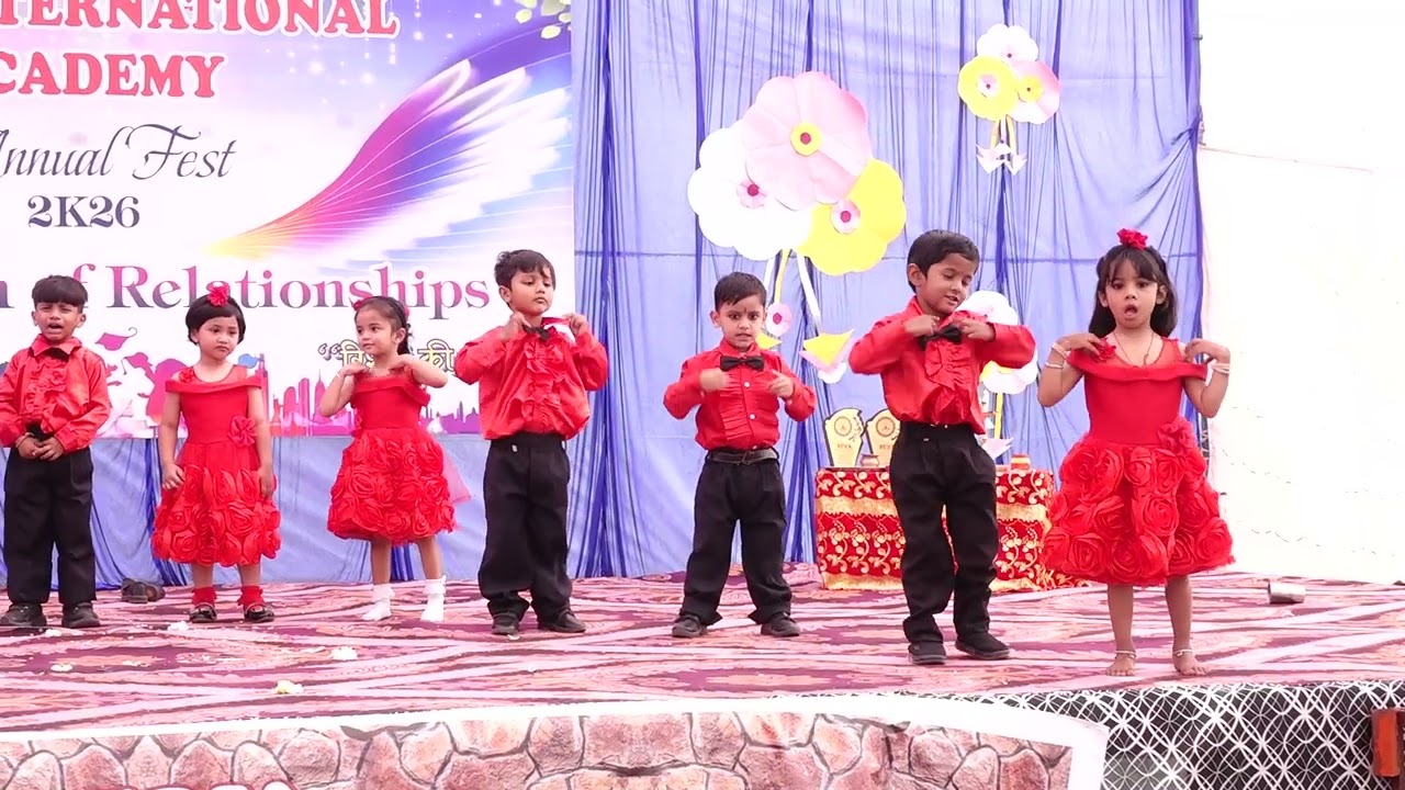Annual Fest 😀 2k25-26 😍 The garden of relationships 🥰 R.I.A. Barwani 💝 performance of class-Nursery 