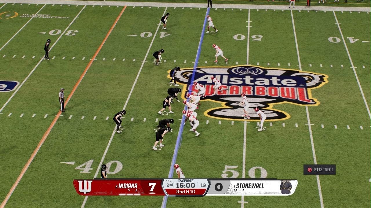 Stonewall vs Indiana Sugar Bowl