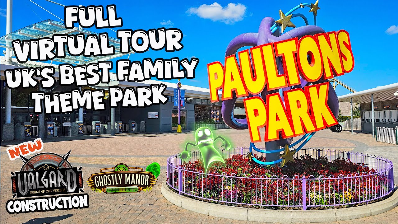 Paultons Park Virtual Tour | Every Area, Ride and Attraction (May 2025) [4K]