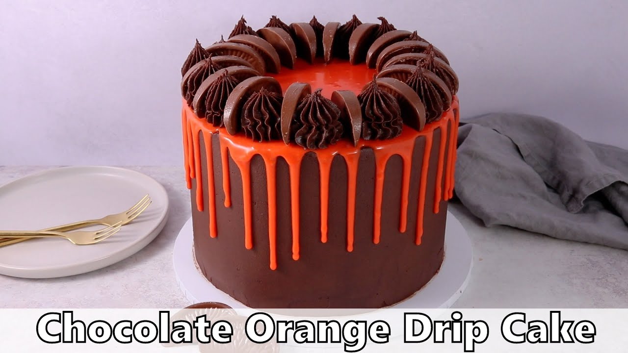Chocolate Orange Drip Cake Recipe