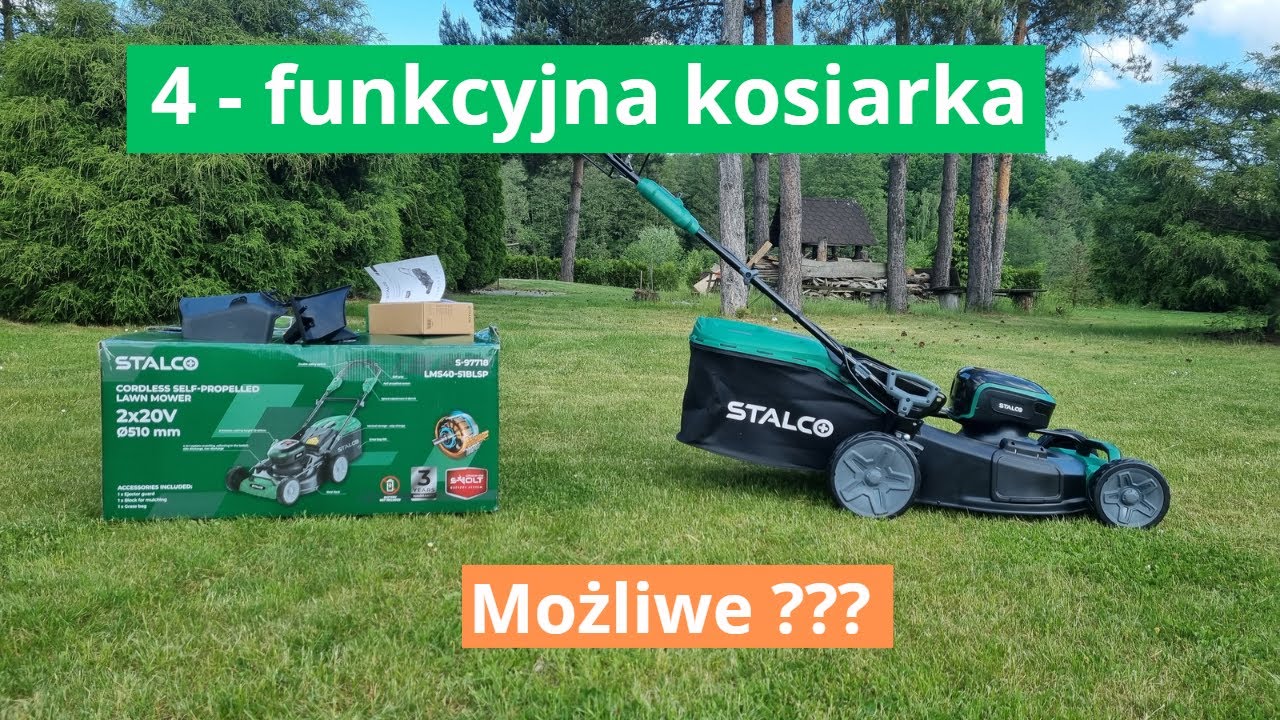 Kosiarka z 4 funkcjami
