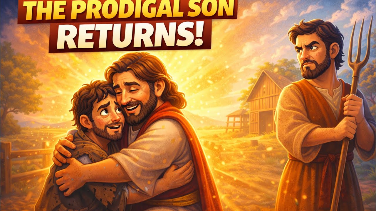 The Prodigal Son Returns | A Powerful Story of Forgiveness ❤️ | Bible Story for Kids
