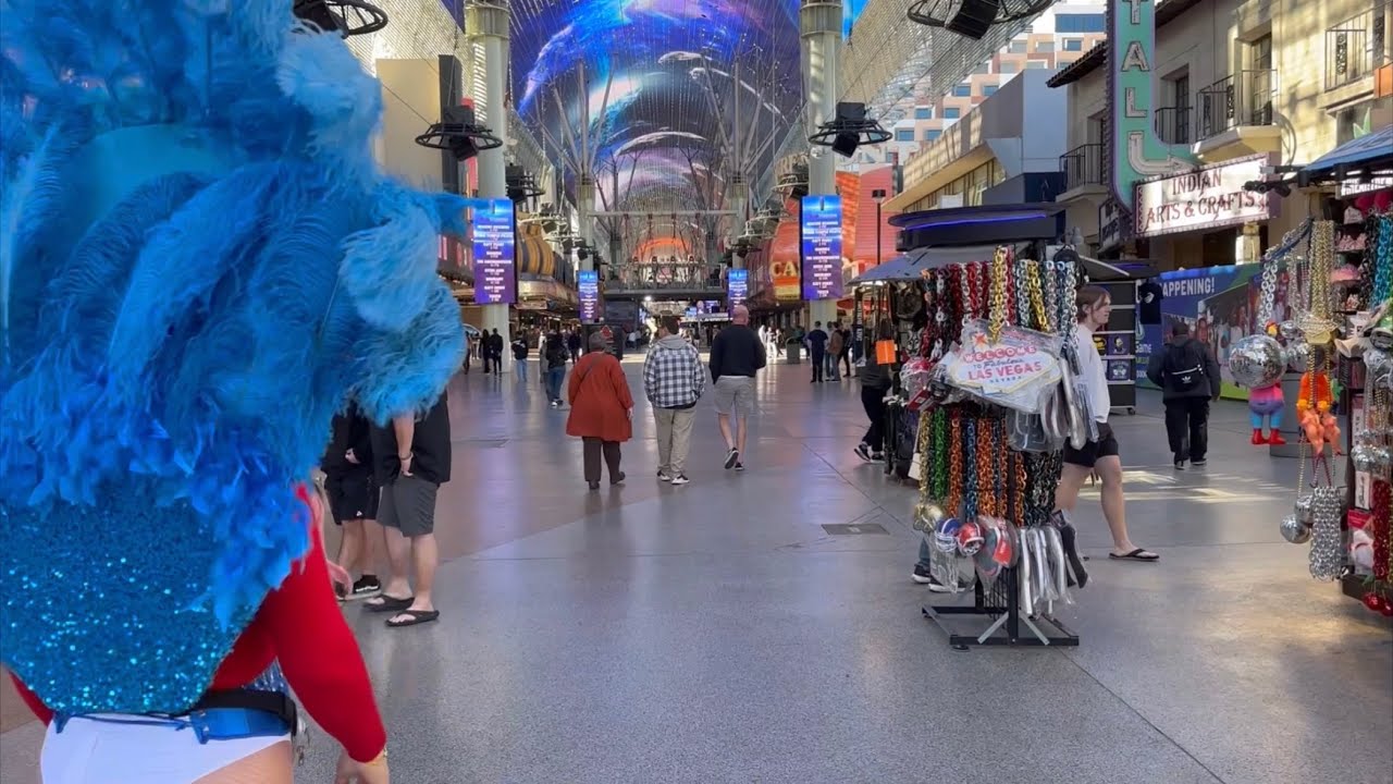 Downtown Las Vegas Nevada, Fremont Street, La primera calle principal en Las Vegas T2:E29