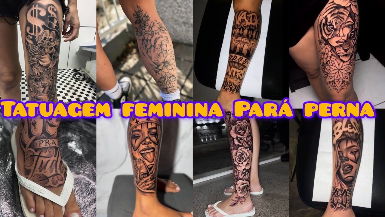 Tatuagem feminina para perna as melhores Tatuagens para perna para coxa para o pé Tatuagem feminina,