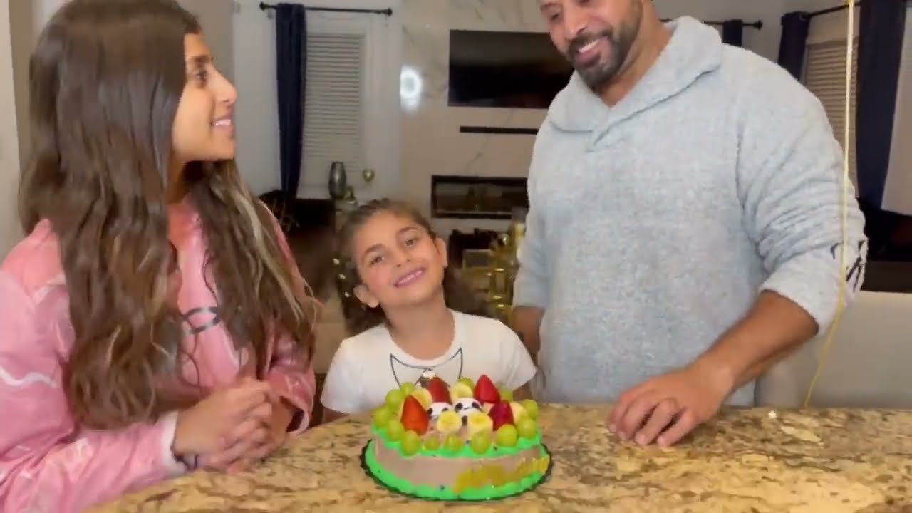 Deema and Sally share ideas for birthday party cake surprise for DAD