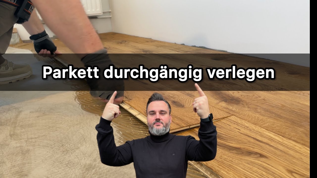 Parkett verlegen, Sockel sägen & Tür kürzen