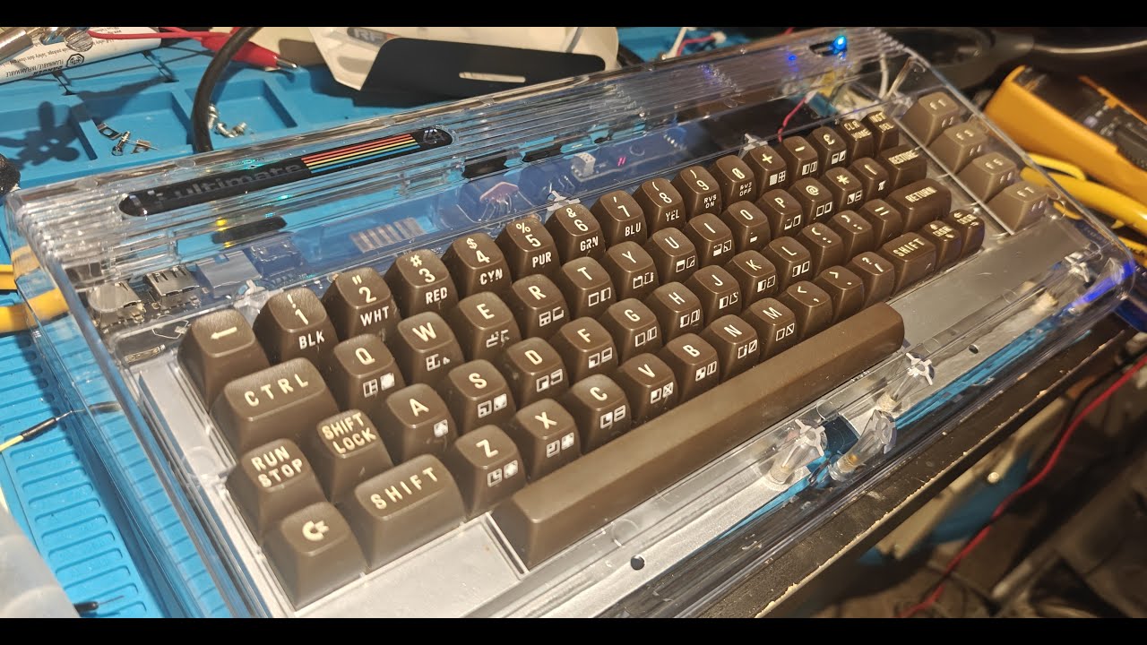 Restoring a Classic: Refurbishing an Original C64 Keyboard for the Ultimate64 Elite-II