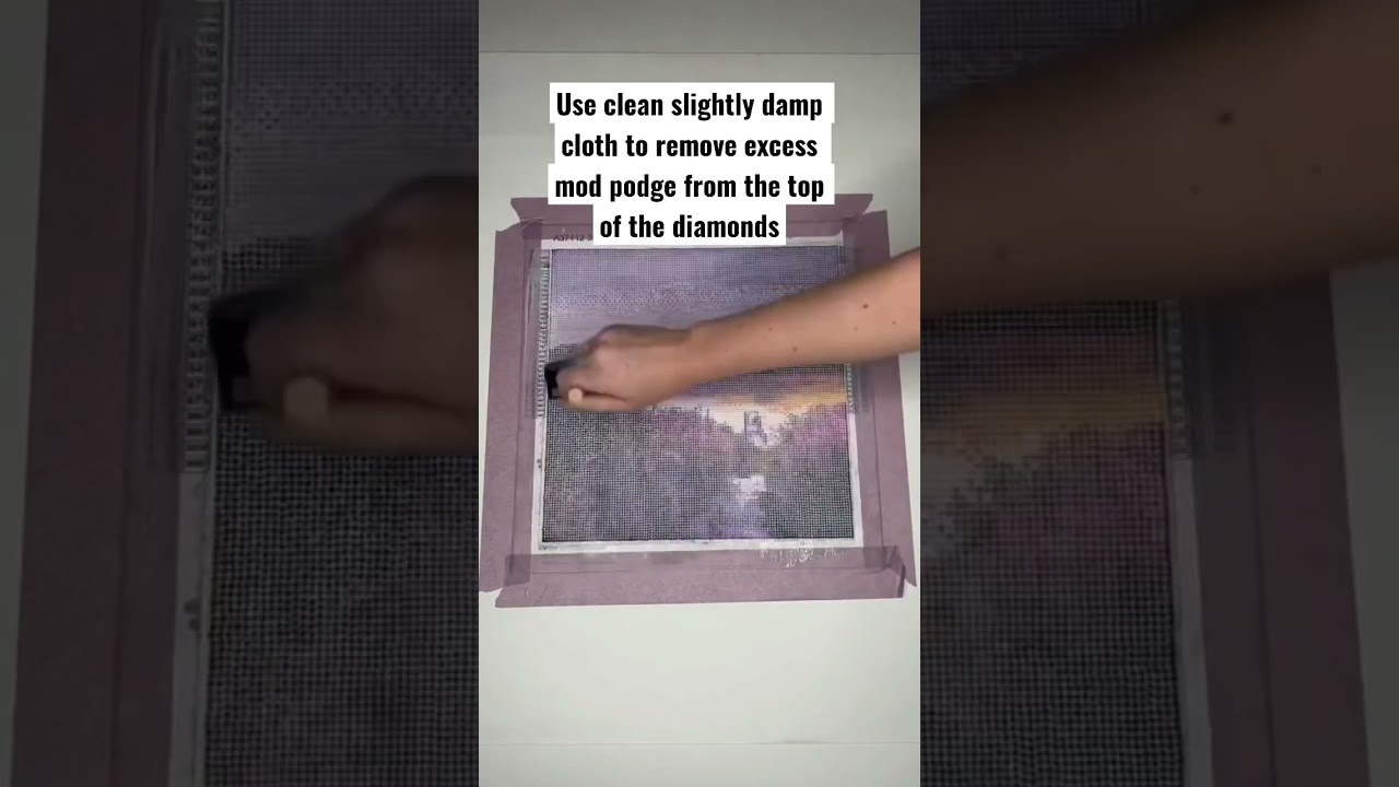 How to seal a diamond painting | diamond painting tips and techniques