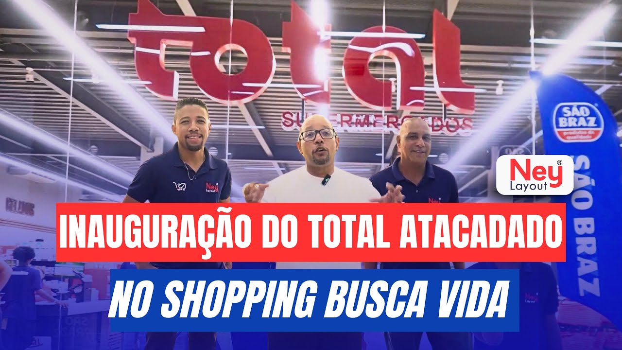 Inaugura&ccedil;&atilde;o do Total Supermercado